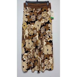 90s Deadstock AKF Union Made Floral Maxi Skirt‎ Medium Dark Academia Cottagecore